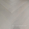 light gray natural color herringbone parquet oak flooring